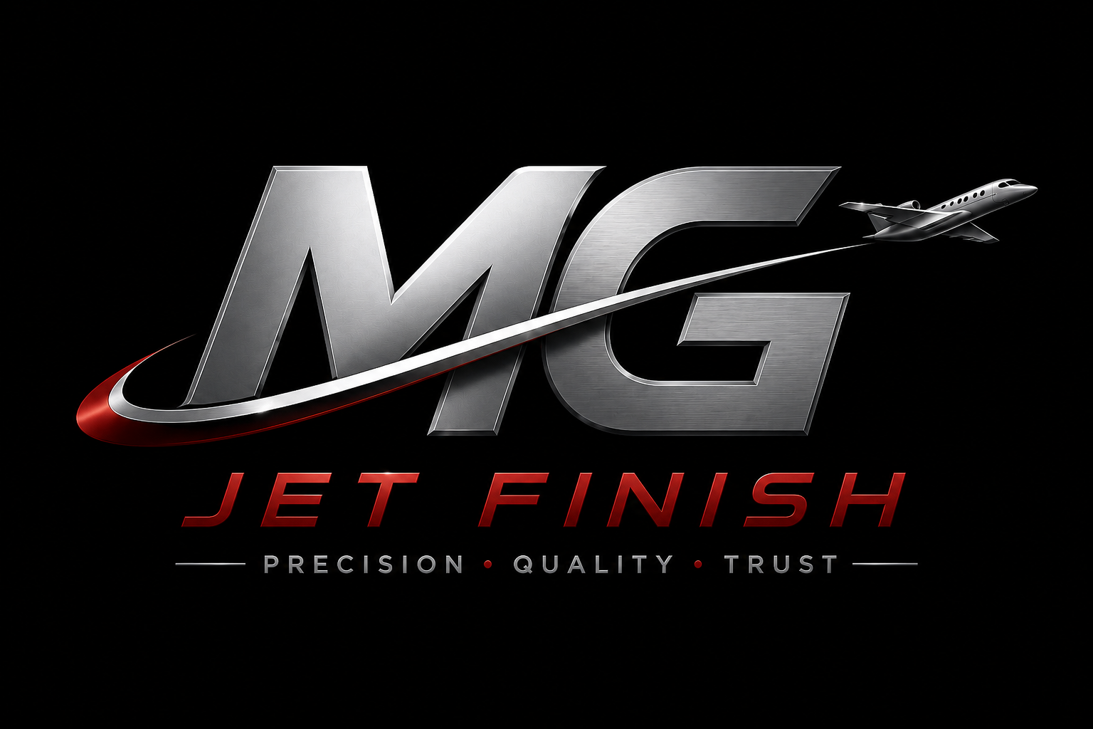 MG Jet Finish Premium Logo